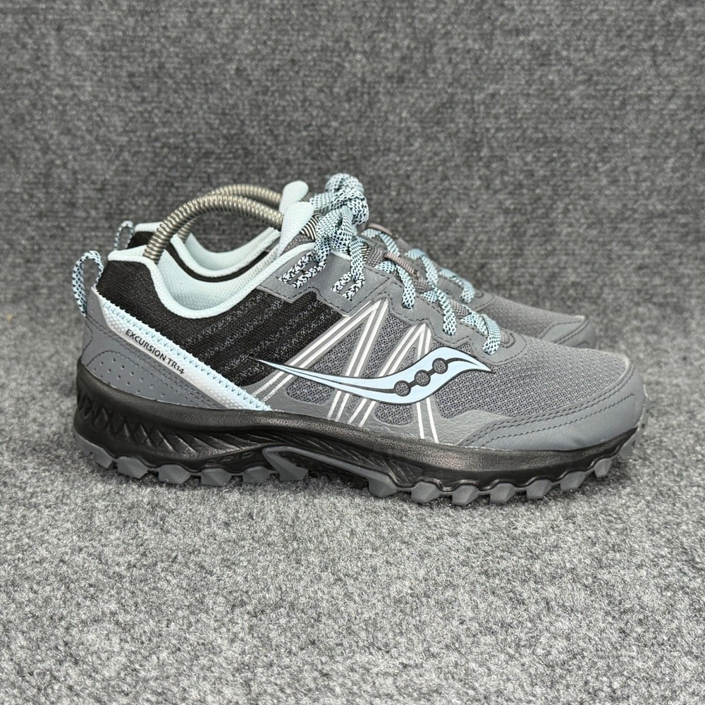 Saucony Excursion TR14 Trail Running Shoes Women's 9W Grey Athletic Run Training